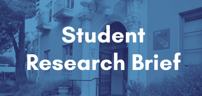 Student Research Brief